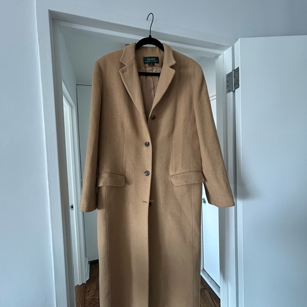 Ralph Lauren Tan Camel Coat